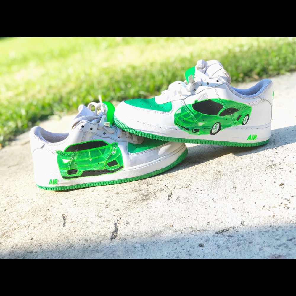 Nike AF1 Custom Lamborghini